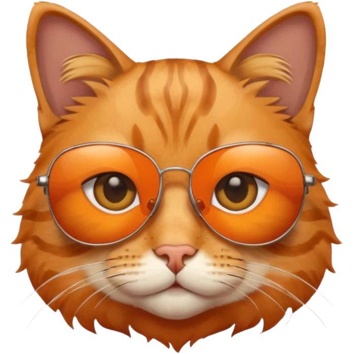 Cat wearing sunglasses emoji