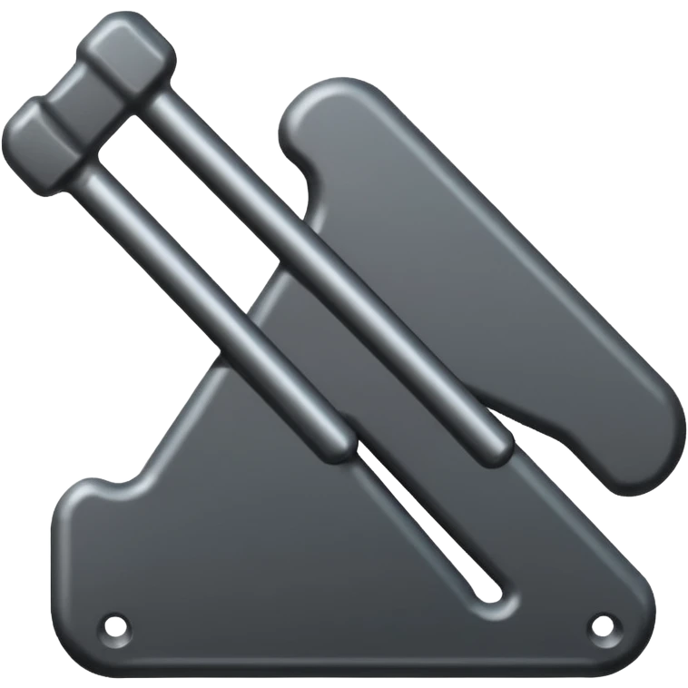iron bars, iron text emoji