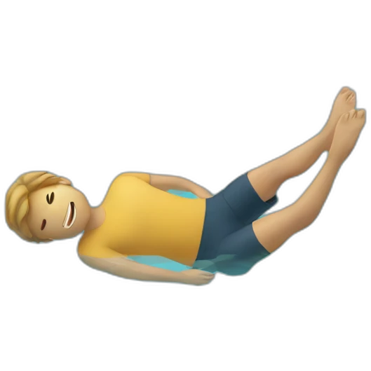 a body floating on water emoji