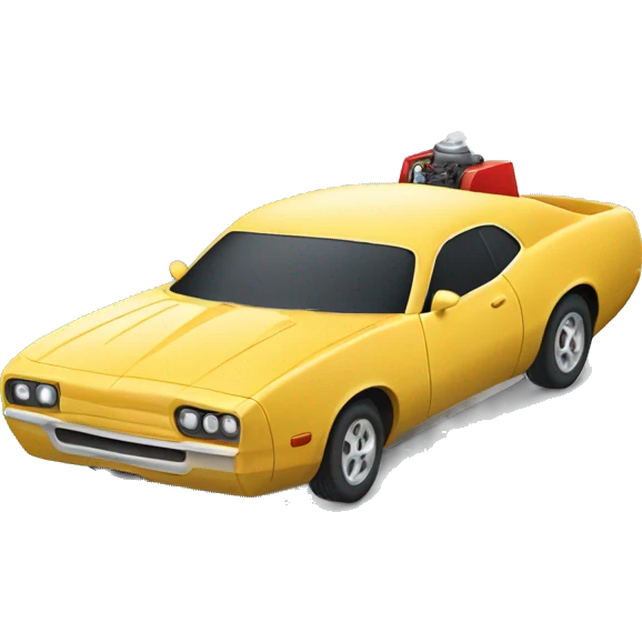 car with supercharger emoji
