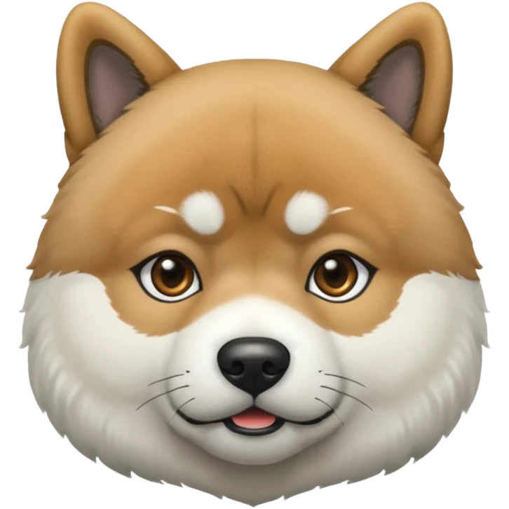 Akita gris  emoji