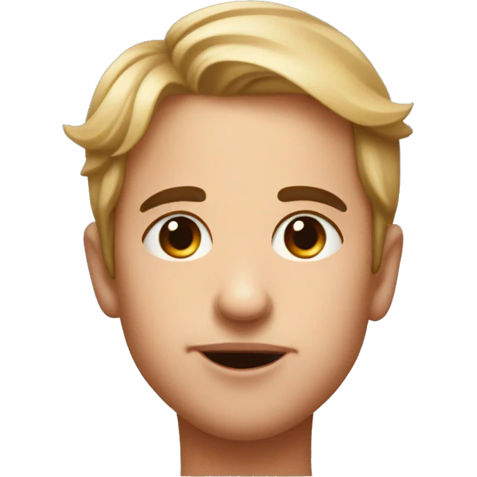 Eyebrows raised, lip bite, squinting eyes and rosy cheeks emoji