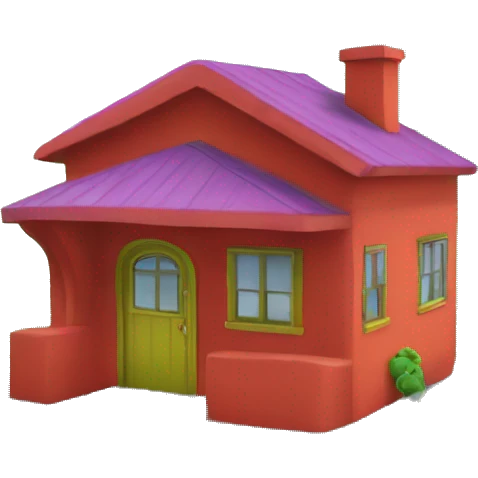 Teletubbies house grass  emoji