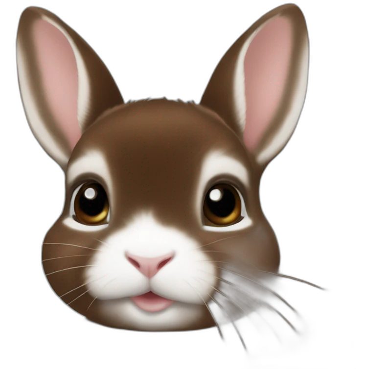 chesnut dark brown netherland dwarf emoji