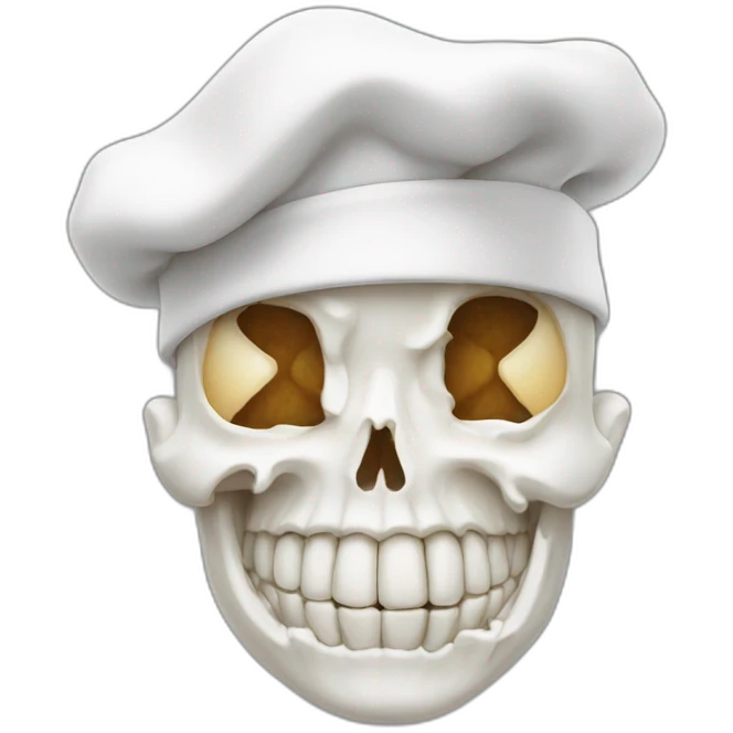 Skull chef’s kiss emoji