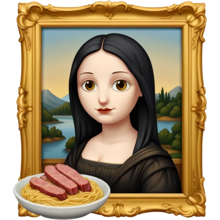 goth monalisa SPAM meat spaghettio slop  emoji