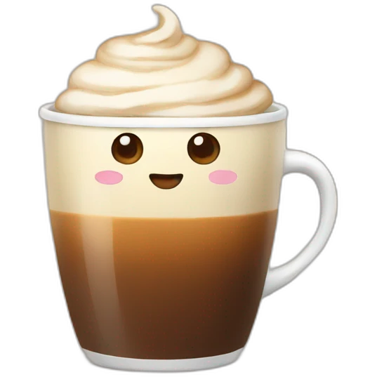 kawaii cup of coffee emoji