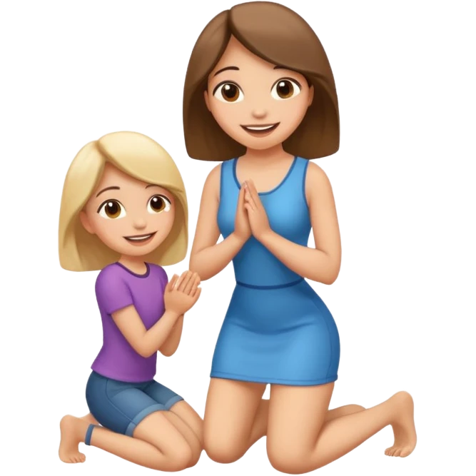 girl proposing emoji