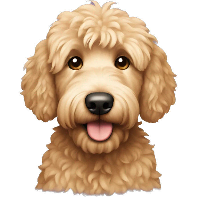 Golden doodle emoji