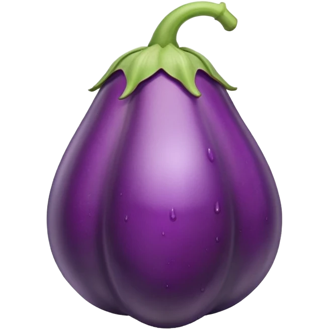 Egg plant leaking emoji