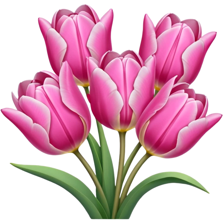 Tulipanes rosados emoji