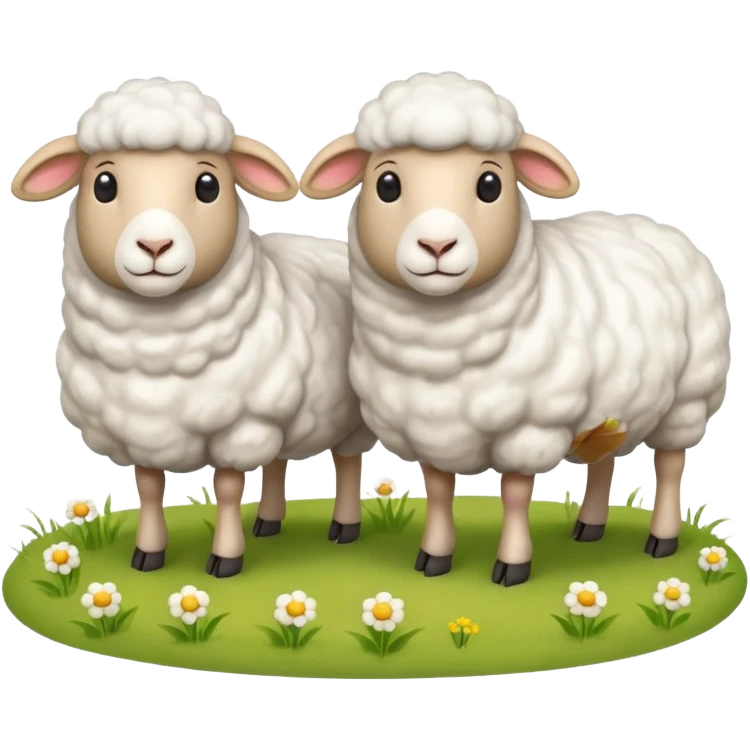 sheep couple emoji
