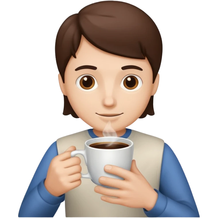 a white hand holding a cup of coffee but just the hand and the cup emoji