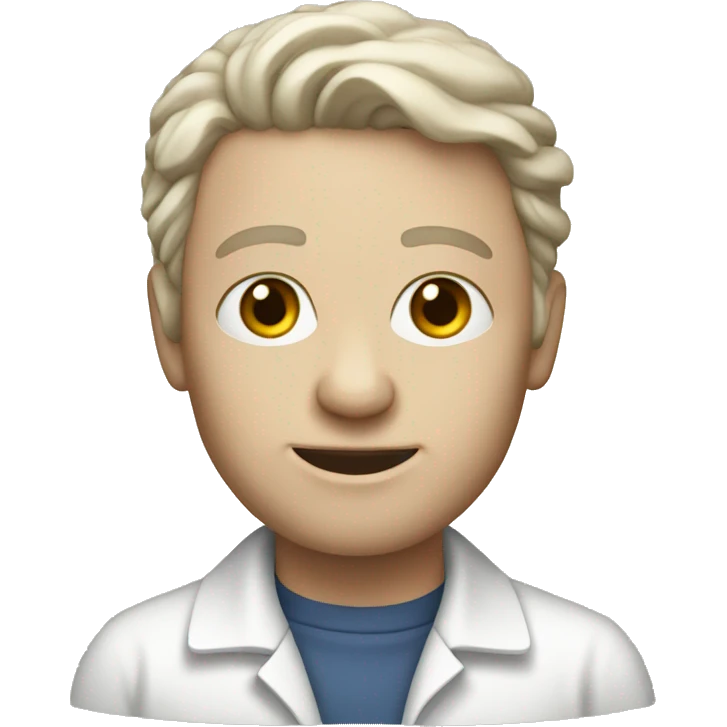 a white-skinned  Cultural anthropologist emoji