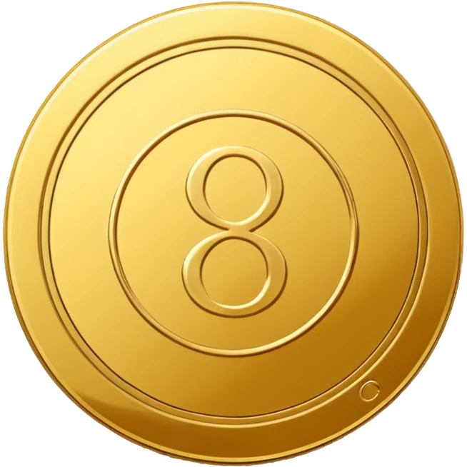 discount badge coin inside "%" emoji