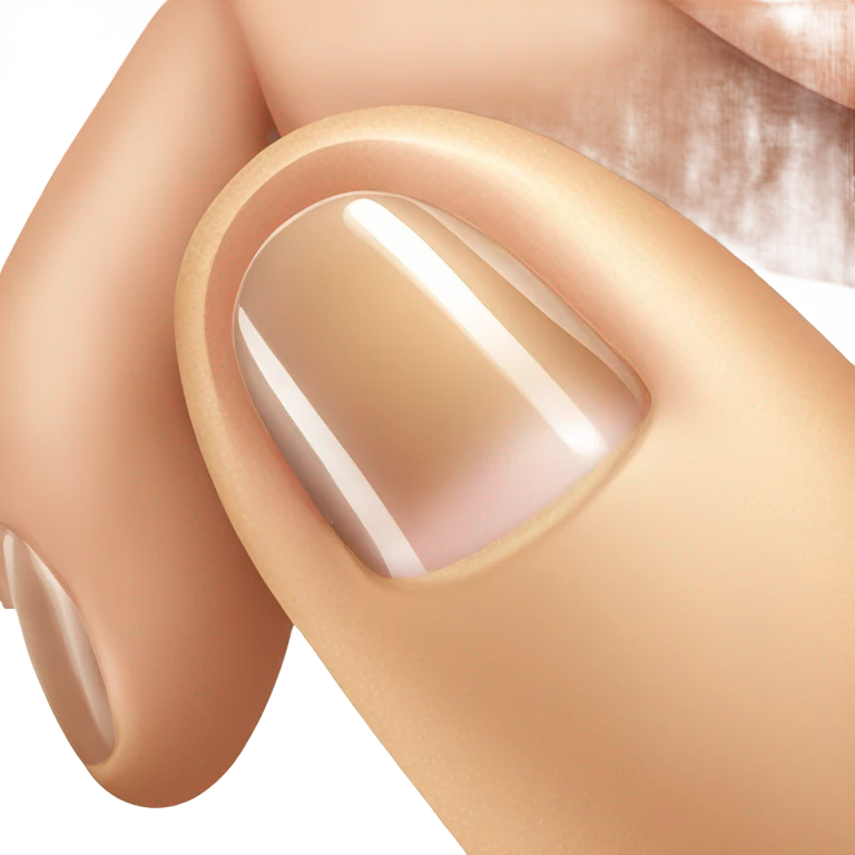 Nails on the toes emoji