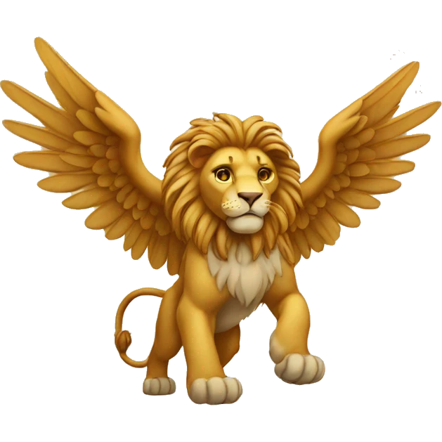 Winged lion  emoji