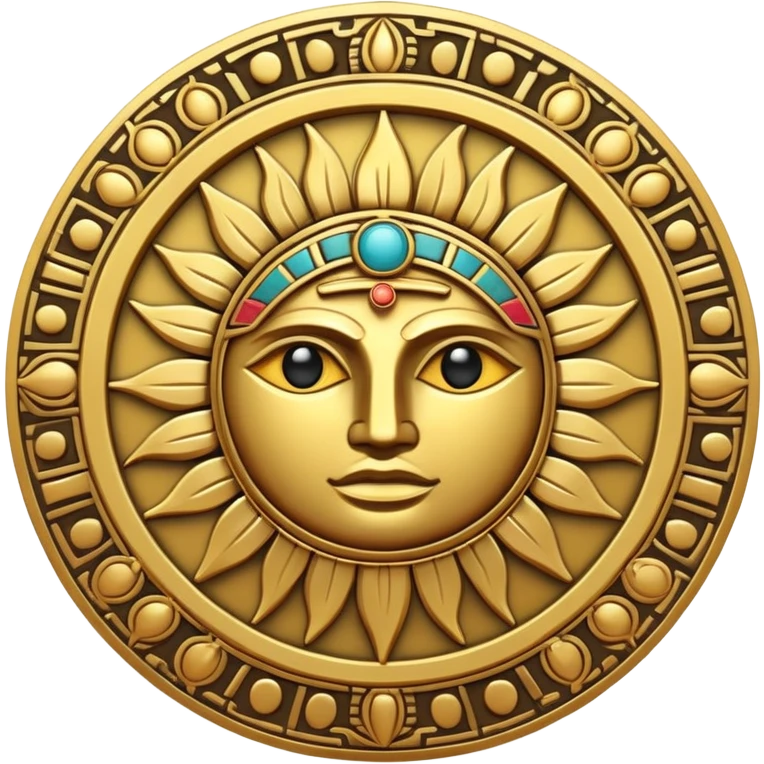 Inca sun symbol emoji