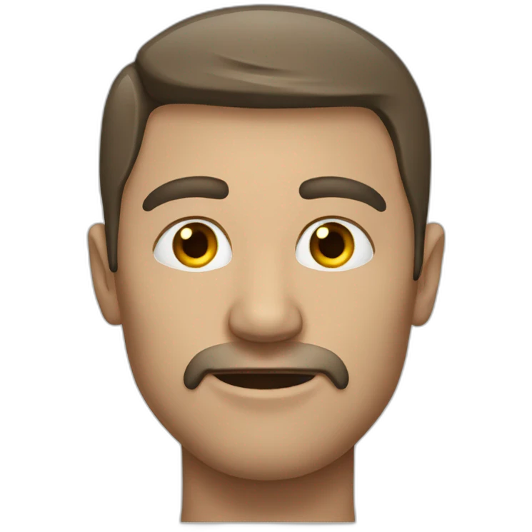 A man with an eye instead of his head  emoji