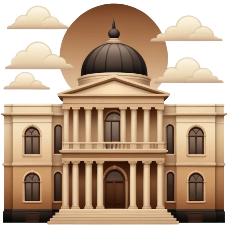 Brown-beige-black-white-gradients Vintage academia aesthetic scenery  emoji