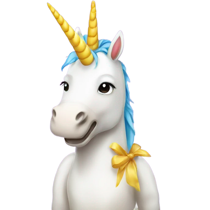 Unicorn in a corn costume  emoji