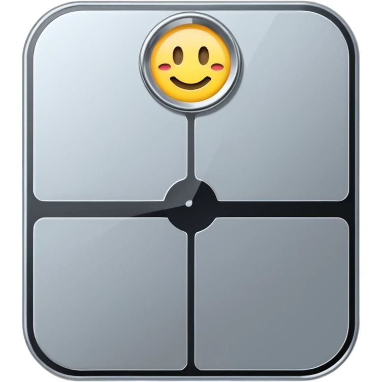 Digital weight scale with 0:00 on it emoji