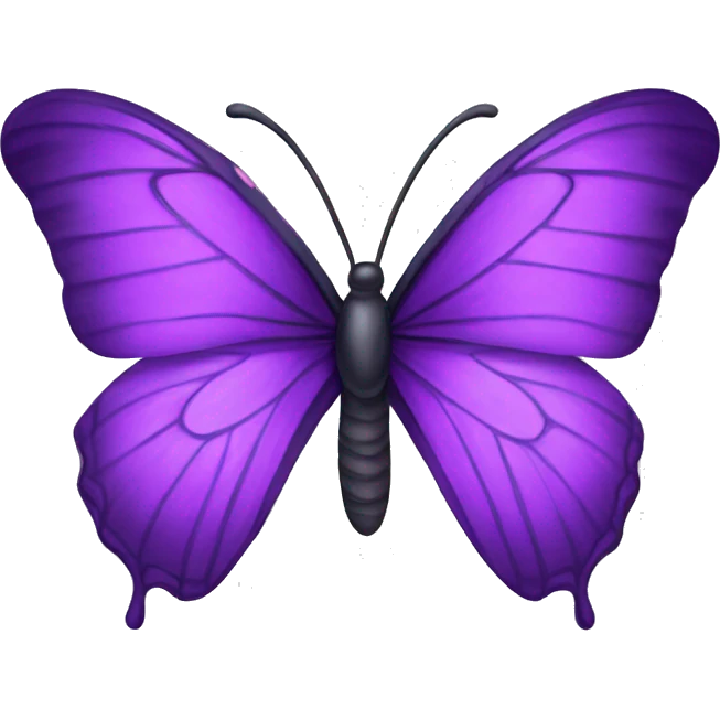 Purple butterfly emoji