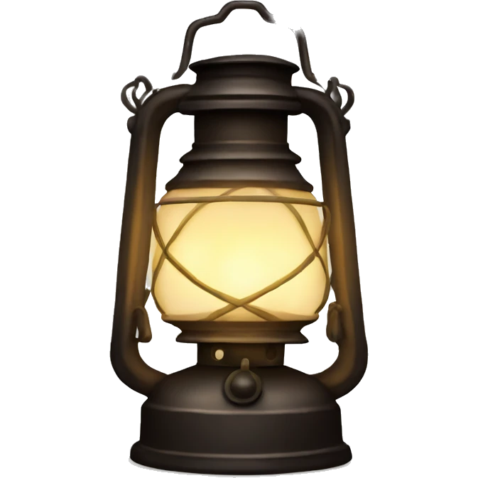 A glowing, old-fashioned lantern  emoji