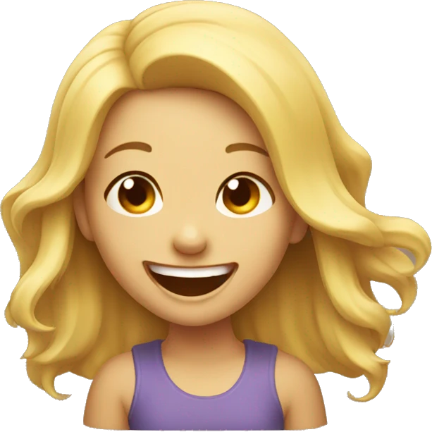 LAUGHING GIRL emoji