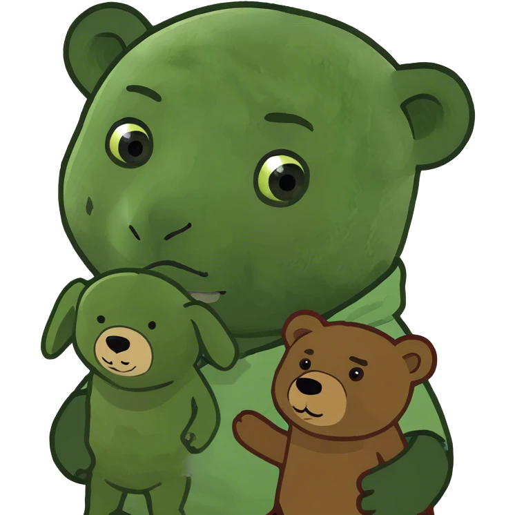 Kanye West with a bear emoji