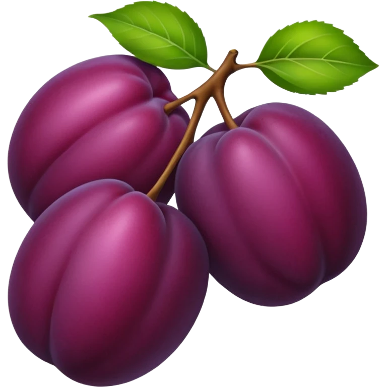 Multi plum emoji
