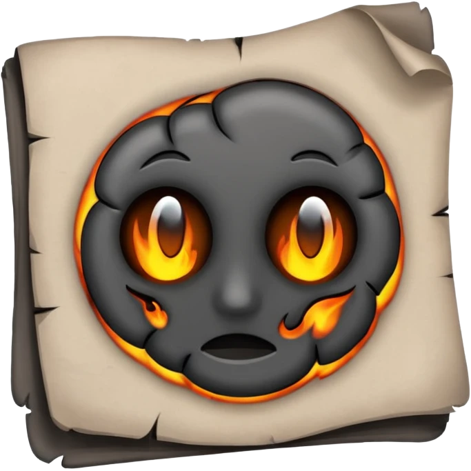 Burnt Paper emoji