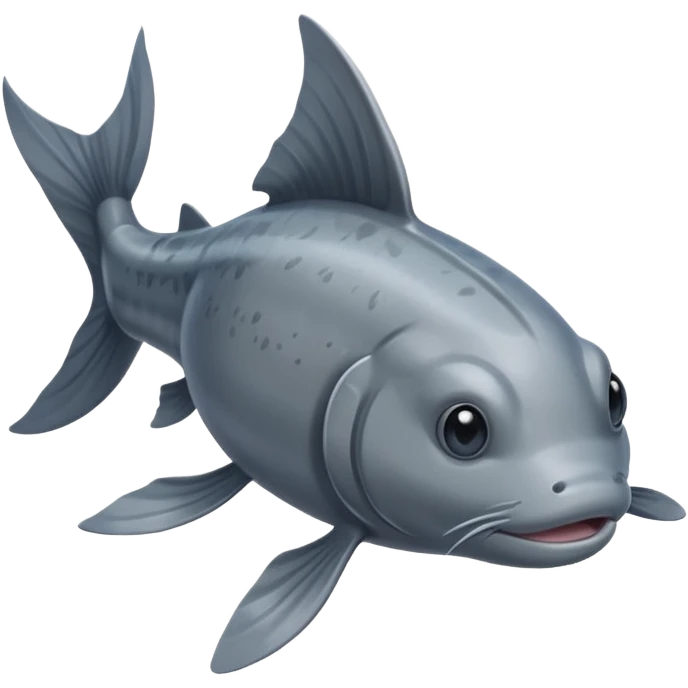 Swimming catfish emoji