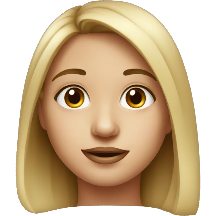 realistic portrait of girl emoji