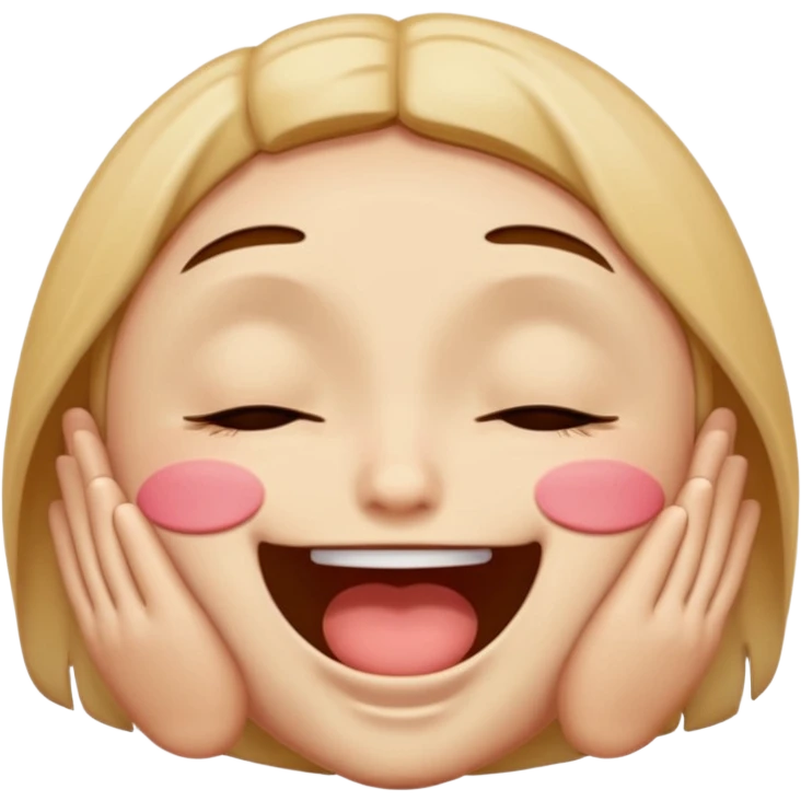 Ahegao emoji face no hair pleasure emoji