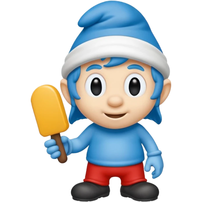 smart smurf  emoji