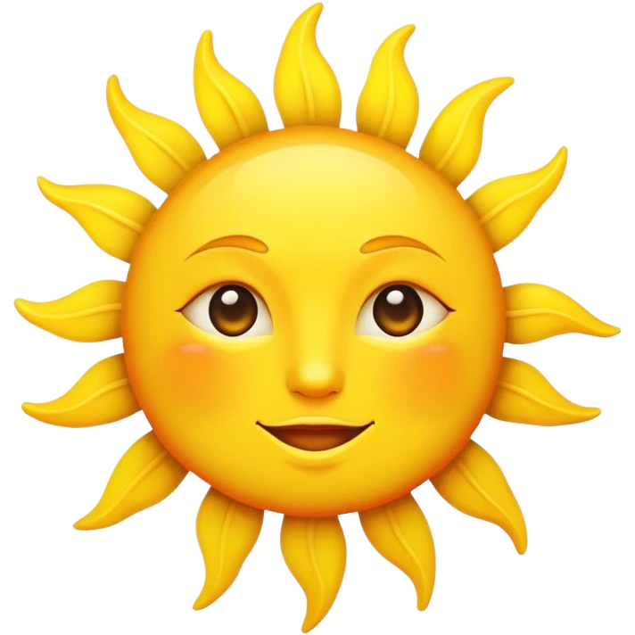 Sun emoji