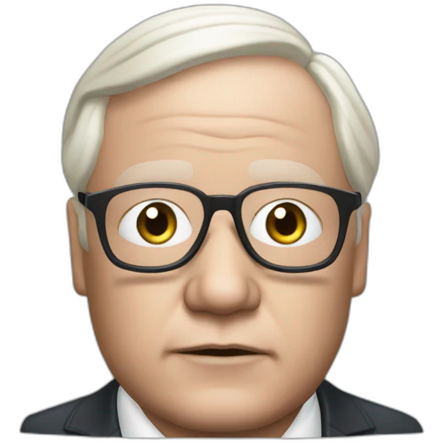 Jean marie le pen with black skin emoji
