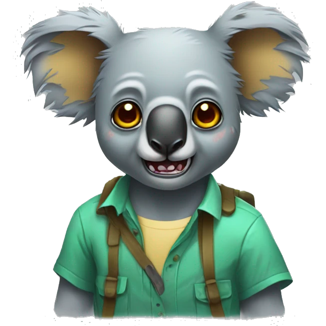 koala zombie emoji