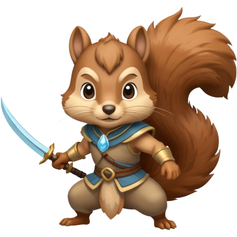 water bending squirrel warrior emoji