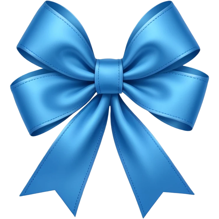 Blue ribbon for diabetes awareness day emoji  emoji