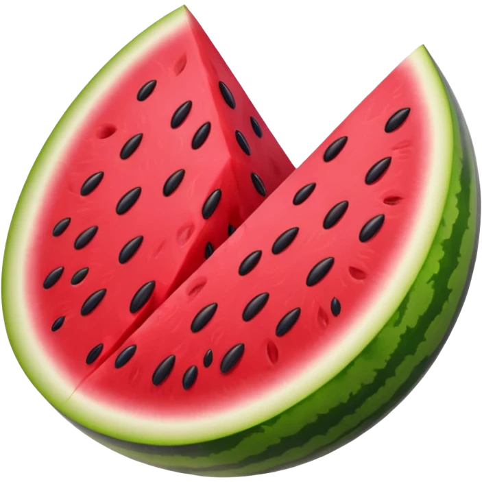 an emoji of an open watermelon but with purple rind instead of green rind emoji