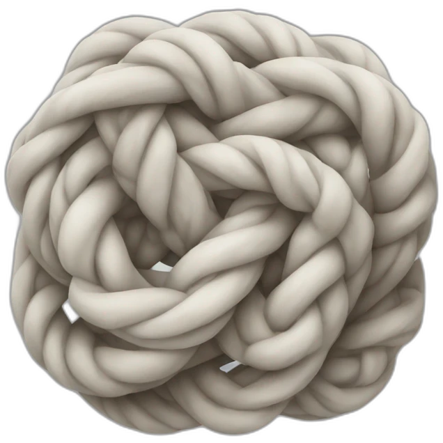 large knot emoji