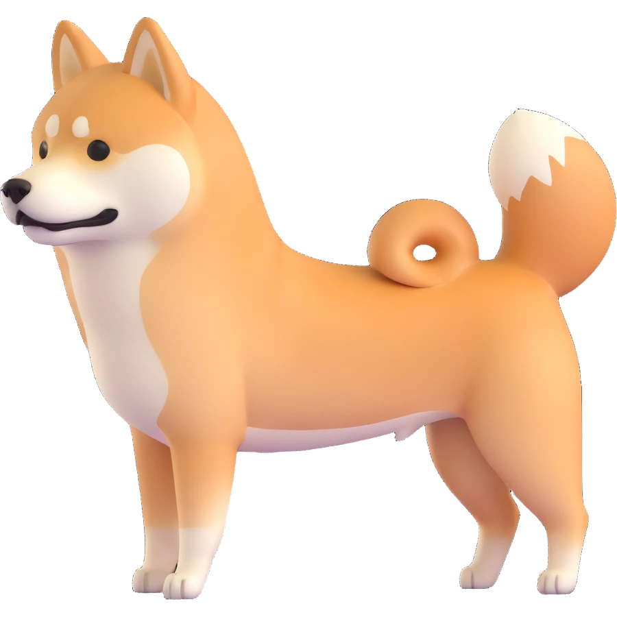 shiba inu thin emoji