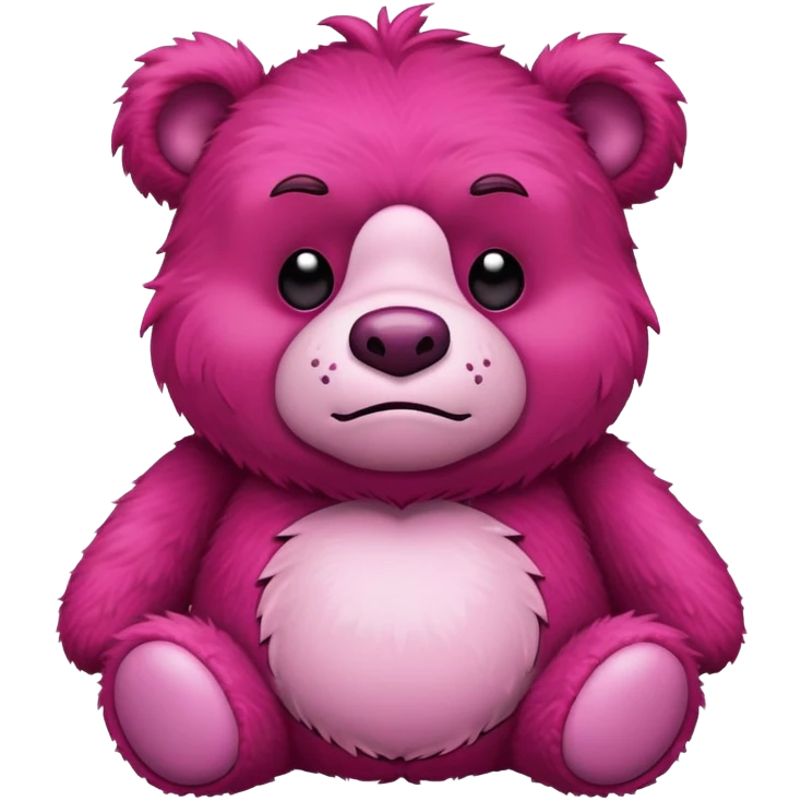 Lotso pink teddy bear villain emoji