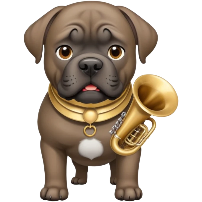 cane corso con tuba in testa emoji