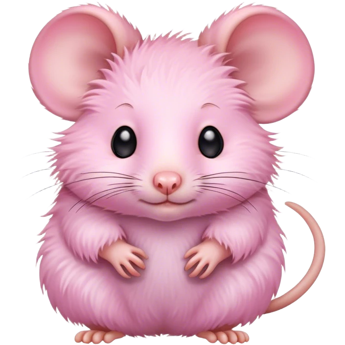 Little pink rat emoji