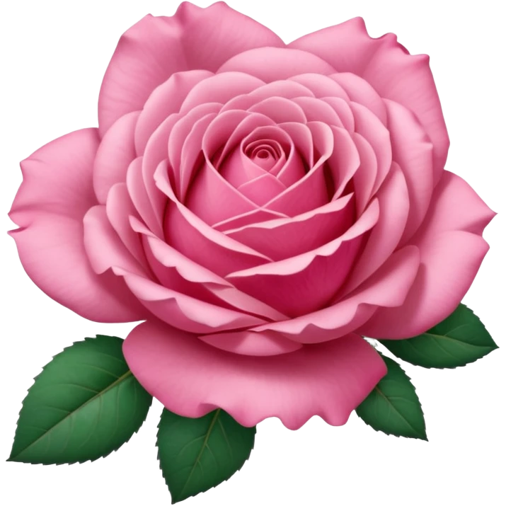 “A Polaroid photo of a pink rose  emoji