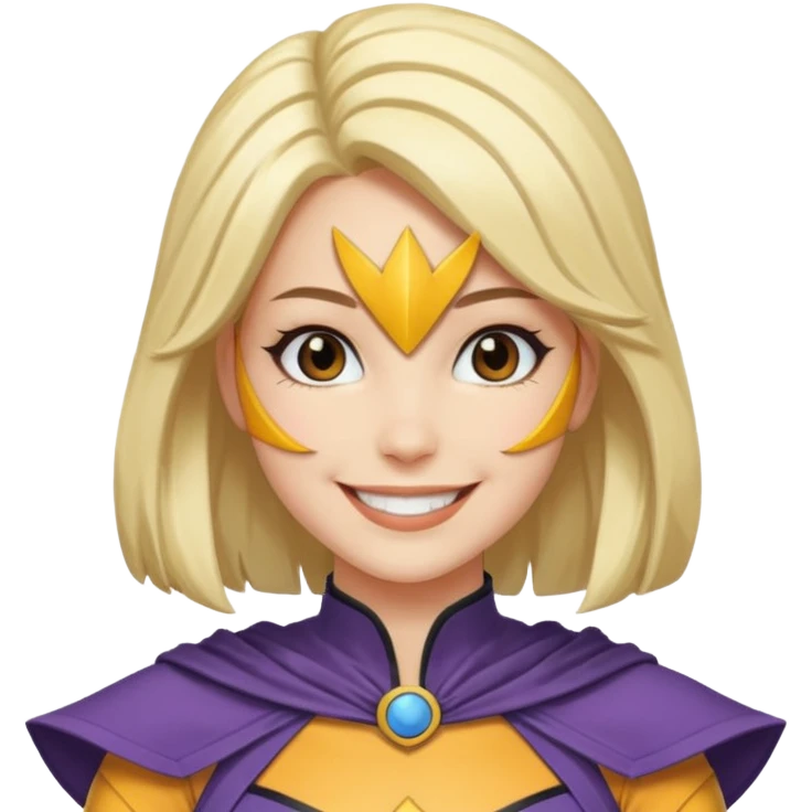 Comic con woman emoji