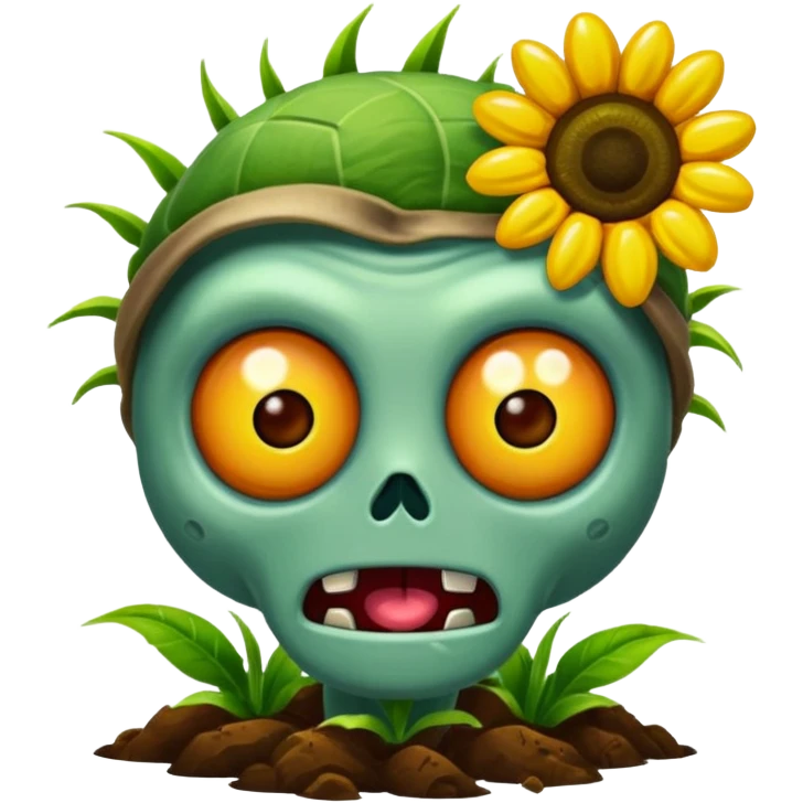 Plats VS zombies emoji